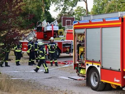 Übungsabend mit der Feuerwehr Plön